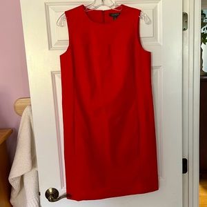 Lauren Red Sleeveless Dress